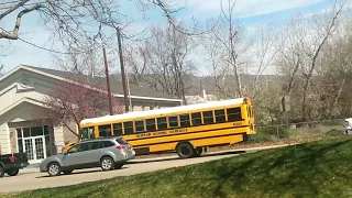 April fools Friday afternoon school bus spotting