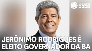 Jerônimo Rodrigues é eleito governador da Bahia