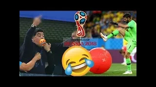 Przepychanki Piłkarzy i Zabawne Momenty - Mundial Rosja 2018