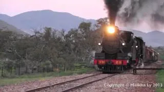 South Australian steam! - Pichi Richi Railway's NM25 and W22 double heading