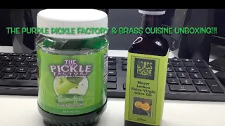 Unboxing 📦 my Brass Cuisine & The Purple Pickle Factory Products!!!
