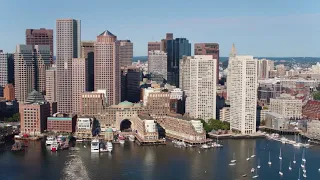 Massachusetts 4k, USA, Boston Massachusetts, Drone Footage From Above, Boston 4k, Ultra HD