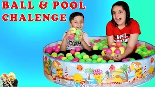 BALL and POOL CHALLENGE | Summer Masti Parents vs Kids Game | Aayu and Pihu Show