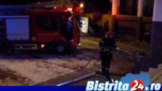 Simulare incendiu Coroana de Aur Bistrita