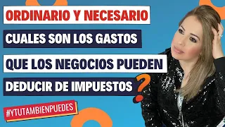 Cuales son los Gastos que los NEGOCIOS y/o COMPAÑIAS pueden DEDUCIR de IMPUESTOS en USA?? No. 87