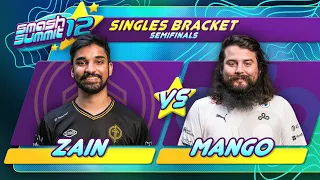 Zain vs Mang0 - Singles Bracket: Semifinals - Smash Summit 12 | Marth vs Fox