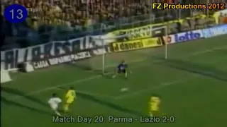 Faustino Asprilla - 26 goals in Serie A (Parma 1992-1999)