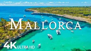 FLYING OVER MALLORCA (4K UHD) - Calming Music With Beautiful Nature Videos - 4K Video Ultra HD