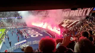 PSG - Lyon (2021.9.19.) - koreográfia ultras