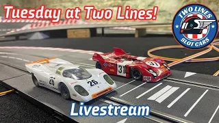 Tuesday at Two Lines Slot Cars with Jim Cunningham of OmniSlotBox