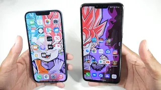 LG V50 VS iPhone 13 (Speakers, Speed Test & PUBG Graphics) 2021