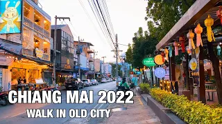 Chiang Mai Old Town Walking Tour - Thailand 🇹🇭- 4K 60fps