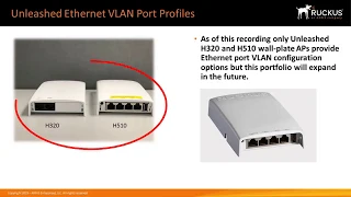 Configuring Ethernet Port VLAN Support using Ruckus Unleashed UI