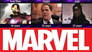 MARVEL | all actors from oldest to youngest