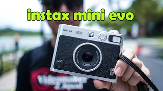 camera instan yang bisa langsung cetak hasil fotonya ! Fuji film instax mini evo