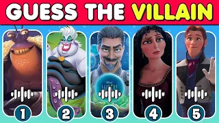Guess The Disney Villain by Song & Voice || Episode 1 || Tamatoa, Gothel, Ursula, Hans More...