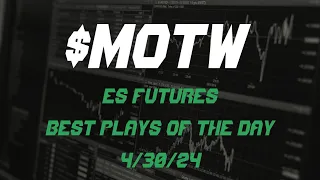 ES Futures Best Daytrading Plays 4/30/24