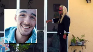 Raw: Dog the Bounty Hunter knocks on Brian Laundrie's door