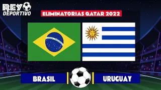 BRASIL 4 - 1 URUGUAY | MARCADOR FINAL ⚽ FECHA 12 - ELIMINATORIAS SUDAMERICANAS CATAR 2022