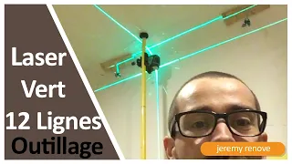 *LE NIVEAU LASER VERT 12 LIGNES AUTOMATIQUES FUKUDA A CHANGE MA VIE!!!!!*