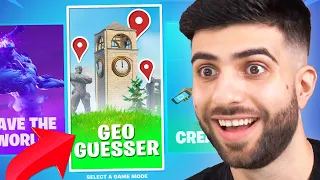 The Fortnite GEOGUESSER Mode!