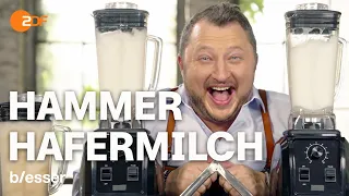 Hafermilch hausgemacht: Sebastian macht Oatly oder Alpro ganz einfach nach