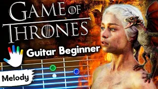 Game Of Thrones Guitar Lessons for Beginners Ramin Djawadi Tutorial | Easy Chords + Backing Track