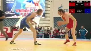 ЧР-2016. Женщины. 60 кг. Полуфинал. Юлия Пронцевич - Посельская Алёна