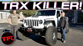 It's A Monster: I DRIVE The Gladiator Hellcat Jeep Won't Build!