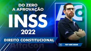 Aula de Direito Constitucional - Concurso INSS 2022 - Do zero a aprovação - AlfaCon