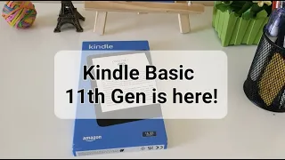 My New Kindle Basic (11th Gen, 2022) Denim | Full Unboxing