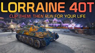 Lorraine 40T - Amazing tank! CLIP, RETREAT, REPEAT! | World of Tanks