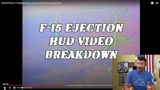 F-15A Ejection HUD Video Breakdown (Nov 1995 @ Whiteman AFB)