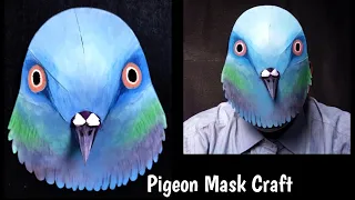 Pigeon Mask. MaskCraft. Bird Mask. Pigeon Costume. Bird Costume. #pigeonmask #birdmask #ckartdesign