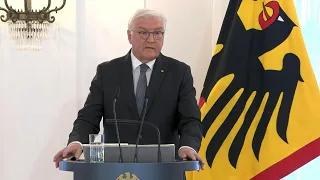 Steinmeier stimmt Deutschland auf "raue Jahre" ein | AFP