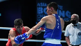 Serik Temirzhanov (KAZ) vs. Daniyal Shahbakhsh (IRI) ASBC Asian Championships 2021 (60kg)