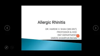 Allergic Rhinitis