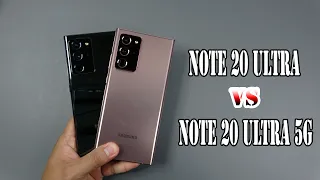 Samsung Galaxy Note20 Ultra vs Note20 Ultra 5G | Snapdragon 865+ vs Exynos 990
