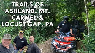 Trails of Ashland, Mt. Carmel, Locust Gap, PA with Sal & Chuck #cfmoto #canam  #talon