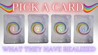 What They Have Realized About This Connection☀️🤯🌈| PICK A CARD🔮 In-Depth Love Tarot Reading