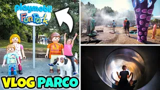 ANDIAMO AL PARCO PLAYMOBIL con Scivoli Giganti e Percorsi Avventura Incredibili