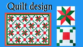 Bedsheet Design, bister design baby bedsheet design /Star quilt design