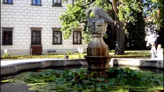 Trebon Chateau Fountain