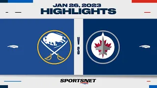 NHL Highlights | Sabres vs. Jets - January 26, 2023