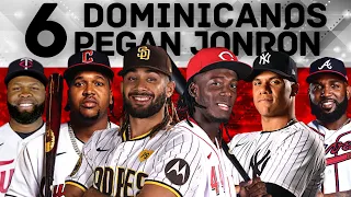 Juan Soto, Elly de la Cruz, Fernando Tatis Jr, Marcell Ozuna, José Ramirez y Margot pegaron jonrón