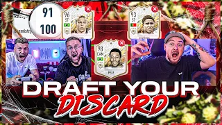 Die PECHSTRÄHNE geht weiter .. ☠️😨 Draft Your Discard EXTREM VS DerKeller !! FIFA 22