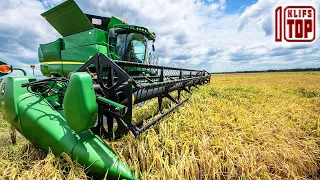 Top 10 Most Biggest Combine Harvesters  In The World