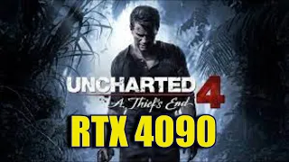 Uncharted 4 RTX 4090 | 4K Ultra Settings & Resolution Scale | FRAME-RATE TEST