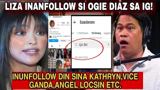 🎯GRABE!LIZA SOBERANO TULUYAN NANG INUNFOLLOW SI OGIE DIAZ SA INSTAGRAM!KINANSEL NYA BA SI OGIE DIAZ?