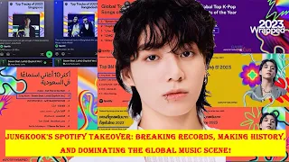 Jungkook's Spotify Takeover: Breaking Records, Making History, and Dominating the Global Music Scene